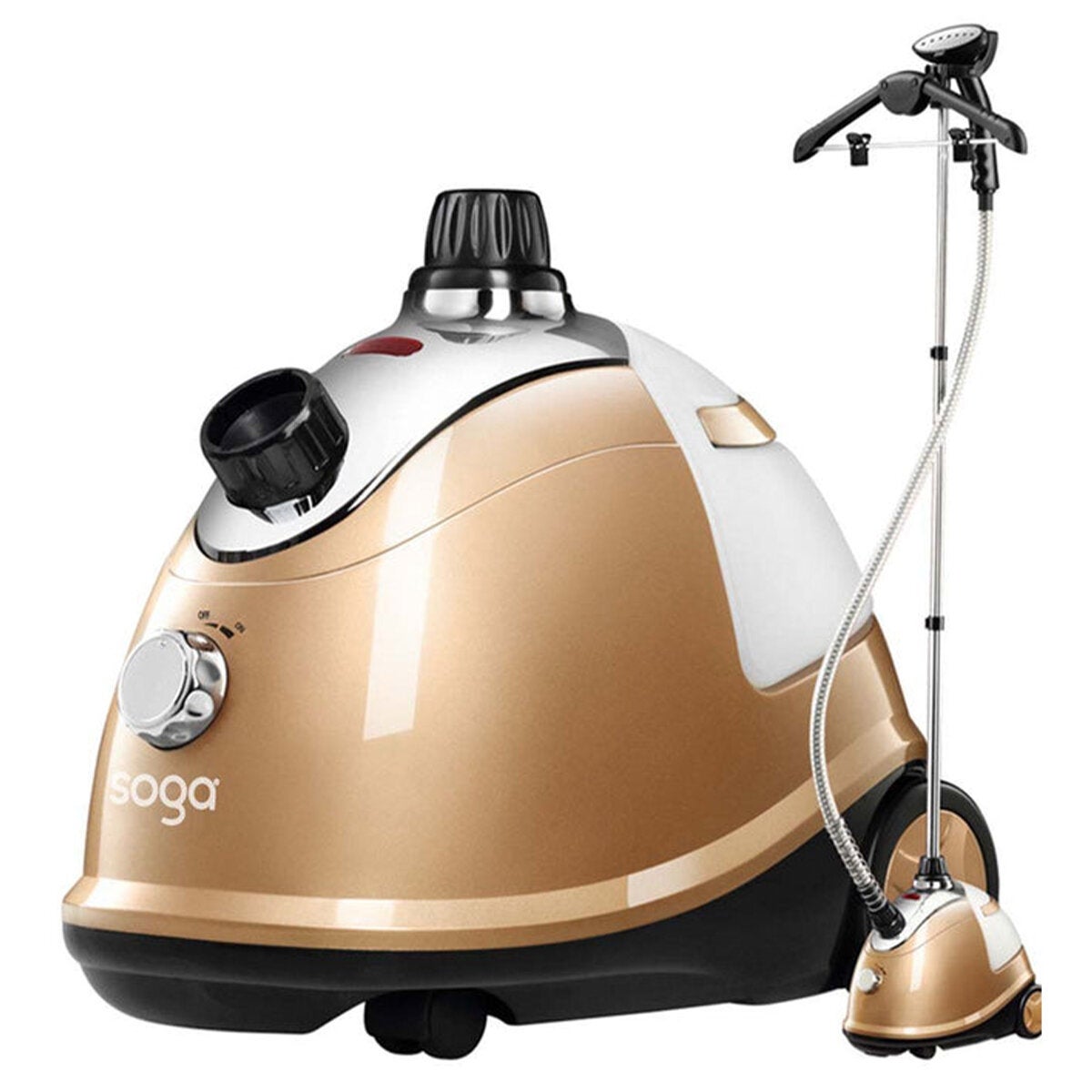 SOGA Professional Garment Steamer Gold GARMENTROUNDGOLD