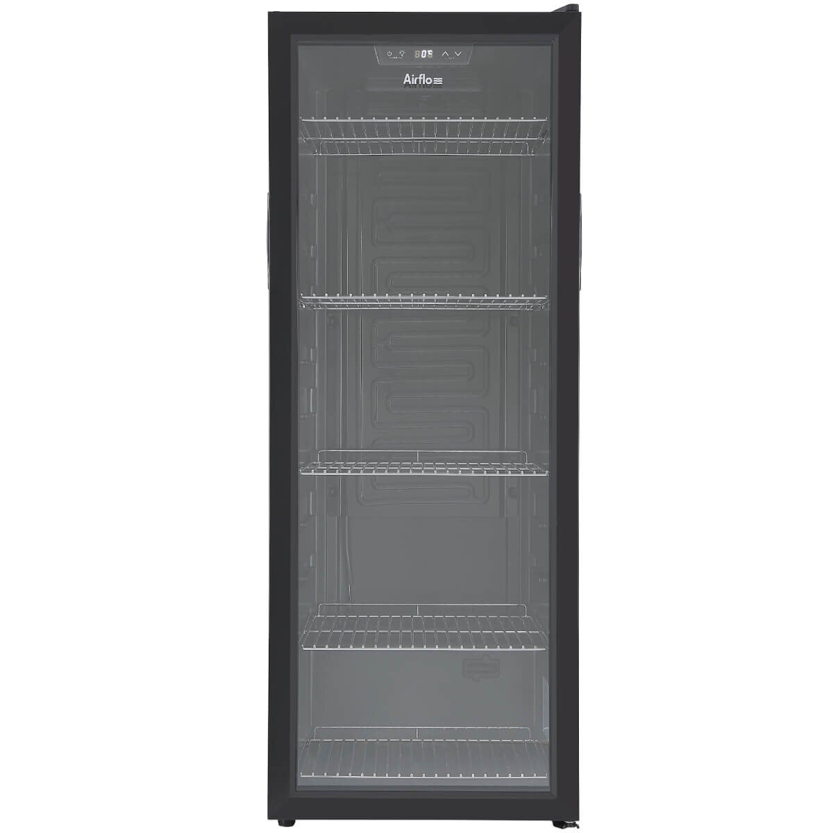 Airflo 201L Single Glass Door Beverage Fridge AFF201
