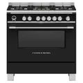 Fisher & Paykel 90cm Classic Style Freestanding Dual Fuel Oven/Stove OR90SCG6B1