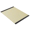 Turner and Hastings 47x32 Sink Roller Mat Drainer Brushed Brass RM4332-BB