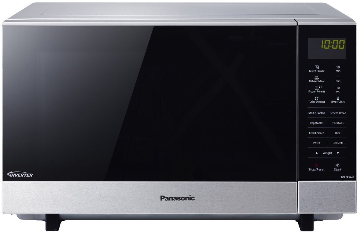 Image of Panasonic NN-SF574SQPQ 27L Inverter FlatBed Microwave Oven 1000W