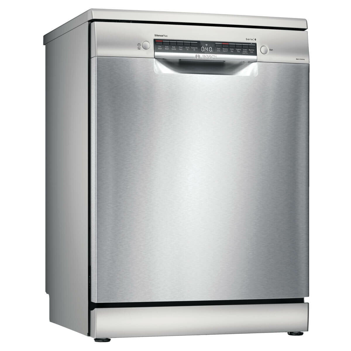 Bosch 60cm Series 6 Freestanding Stainless Steel Dishwasher SMS6HCI02A