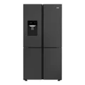 Beko 569L French Door Refrigerator with Water Dispenser and Automatic Ice Maker Dark Stainless Steel BFR569DDX