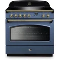 Falcon Classic FX 90cm Induction Freestanding Oven/Stove Stone Blue CLA90FXEISB-BR