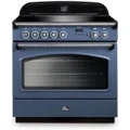 Falcon Classic FX 90cm Induction Freestanding Oven/Stove Stone Blue CLA90FXEISB-CH