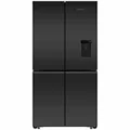 Fisher & Paykel 538L Quad Door Refrigerator - Matte Black Glass RF605QZUVB1