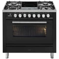 ILVE Professional Plus Series 90cm Dual Fuel Induction Freestanding Oven with Milano Knobs P09IDWE3MG