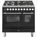 ILVE Professional Plus Series 90cm Dual Fuel Five Burner Double Oven with Milano Knobs PD09PDWE3MG