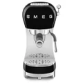 Smeg 50s Style Espresso Coffee Machine Black ECF02BLAU