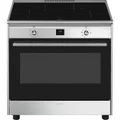 Smeg 90cm Stainless Steel Induction Upright Oven/Stove CG90CIXT