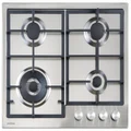Brohn 60cm 4 Burner Gas Stainless Steel Cooktop BRGC6001SS