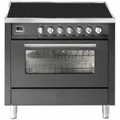 ILVE 90cm Pro-Line Single Electric Oven with Induction Cooktop Graphite LBI09WMPMG