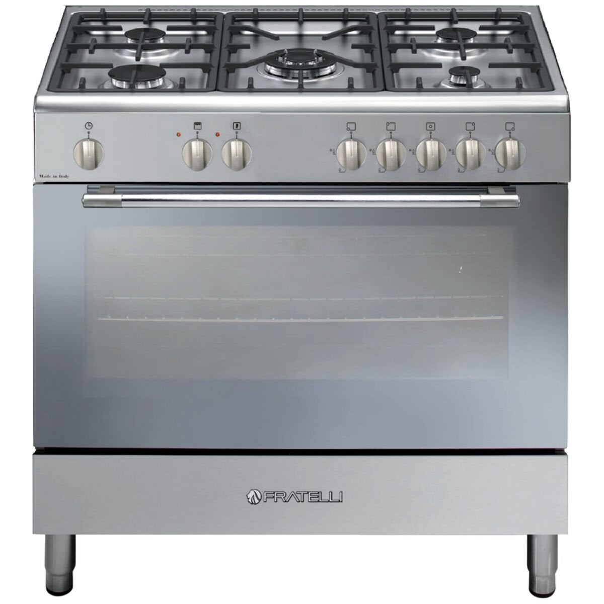 Fratelli 90cm Modena Dual Fuel Freestanding Oven/Stove MO29650FEMIX