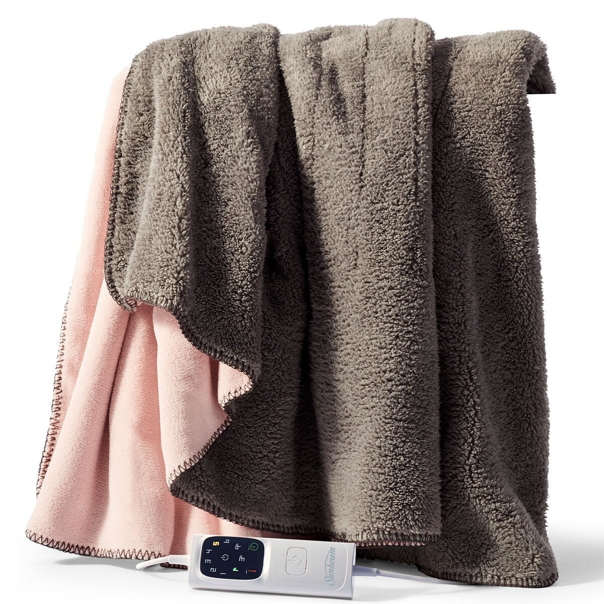 Sunbeam Feel Perfect Snug & Cosy Reversible Heated Throw TRF4000