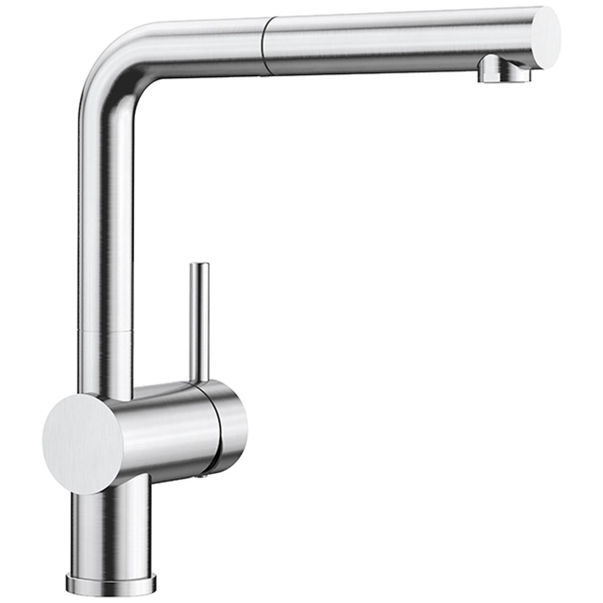Blanco LINUS-S Pull Out Mixer Tap PVD Steel 526785