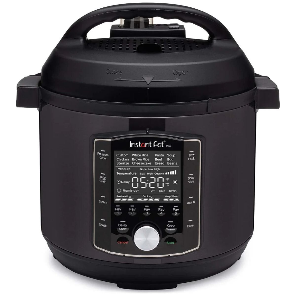 Instant Pot 8Ltr Pro Multi-Cooker-Black 113-0076-01-AU