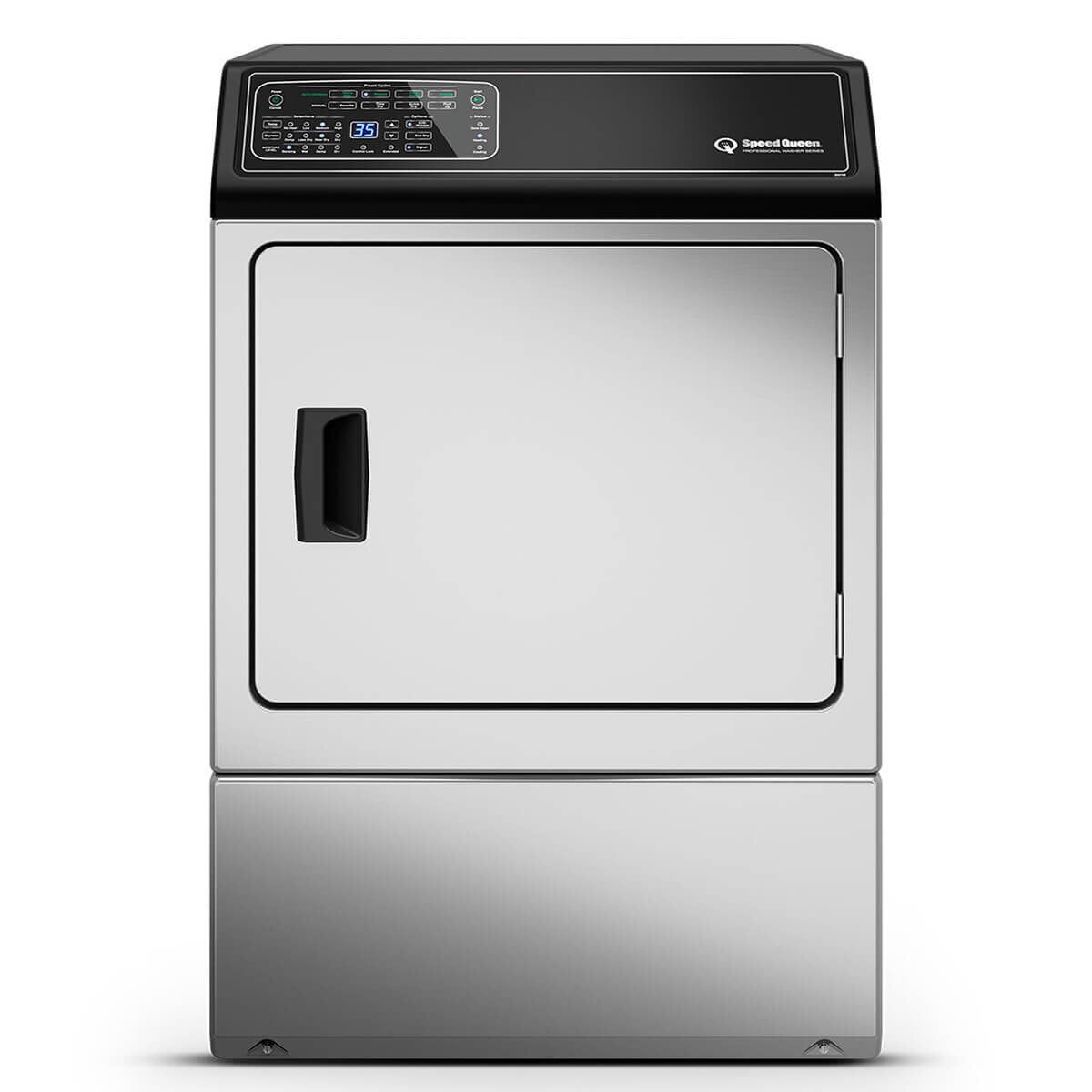 Speed Queen 9kg Natural Gas Vented Dryer Stainless Steel ADGE9BSS-GAS-NG