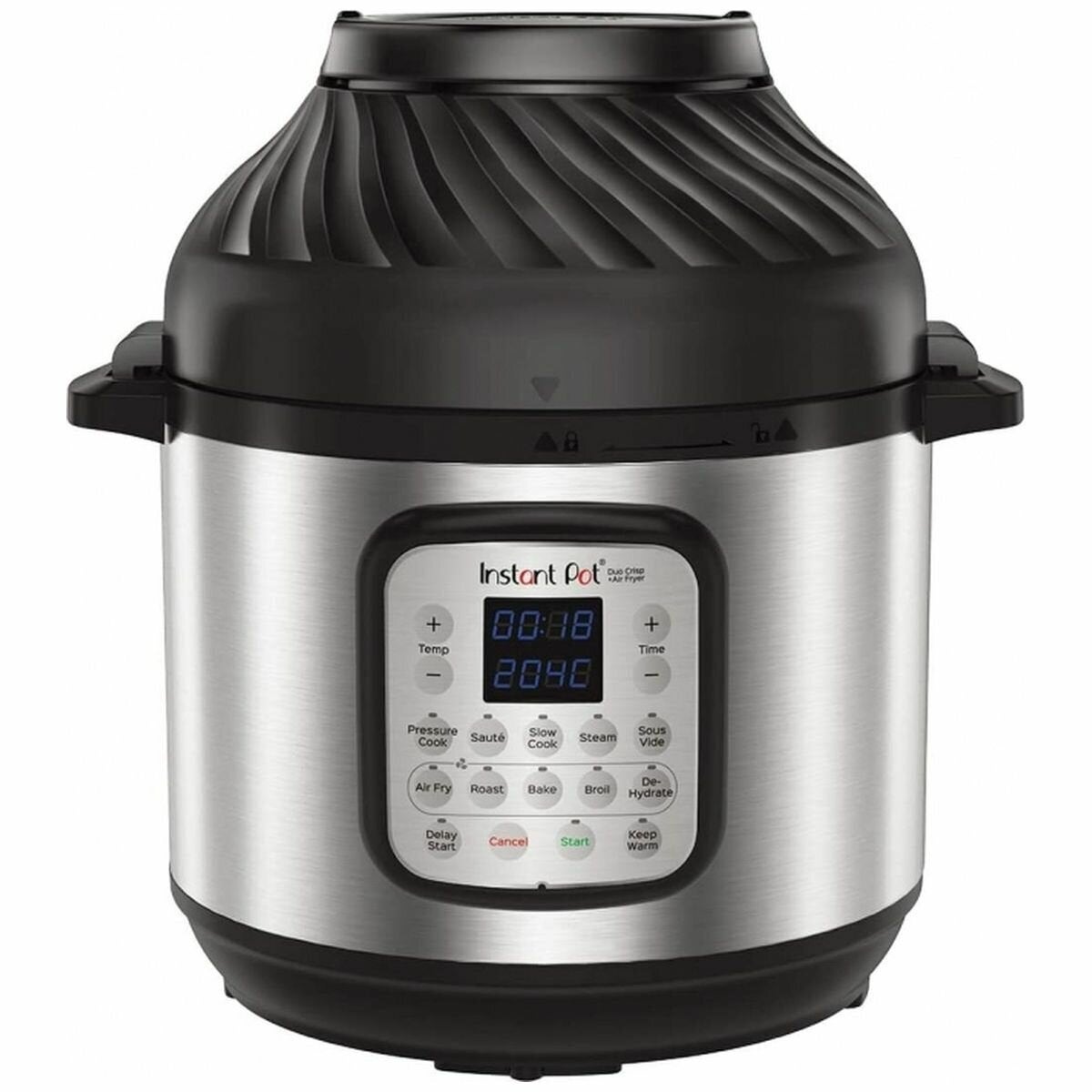 Instant Pot Duo 8L Crisp + Air Fryer Multi-Use Pressure Cooker 140-0022-01