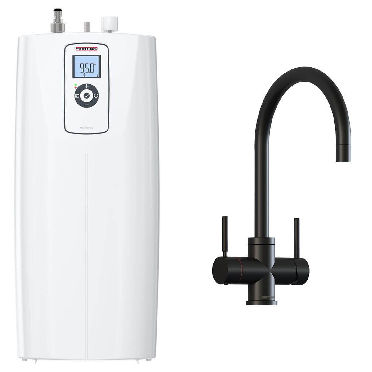 Stiebel Eltron Hot 2.6 Premium Tank with 3 in 1 Tap Black 207998