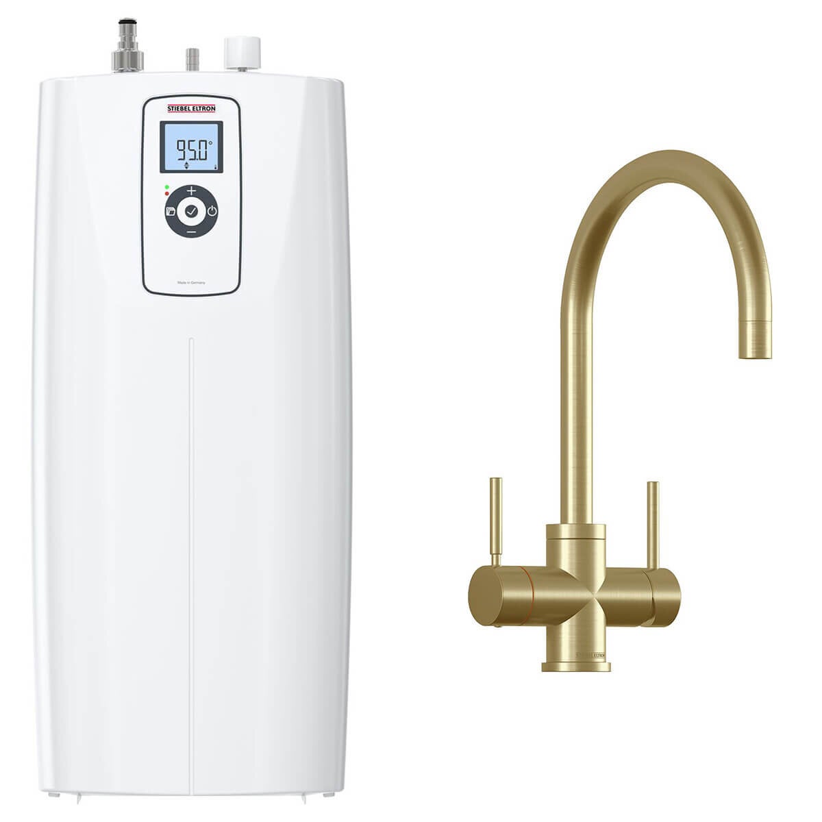 Stiebel Eltron Hot 2.6 Premium Tank with 3 in 1 Tap Gold 207999