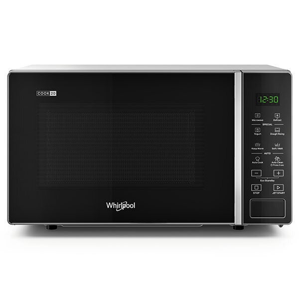 Whirlpool 20L Solo Freestanding Microwave Oven Black MWP201SB