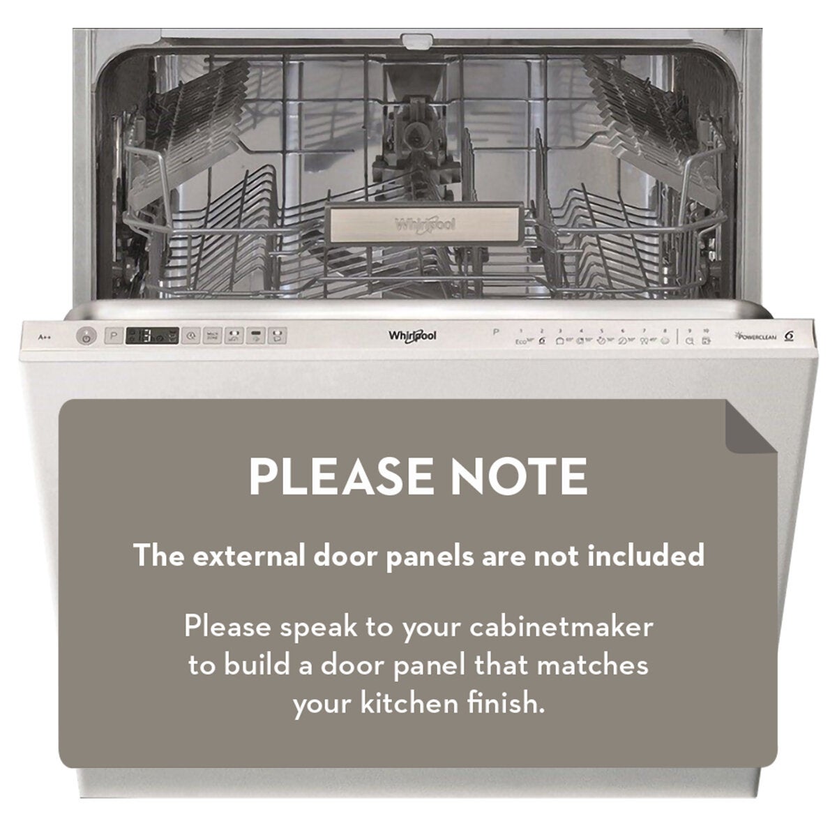 Whirlpool PowerClean Fully Integrated Dishwasher WIO3033PELAUS