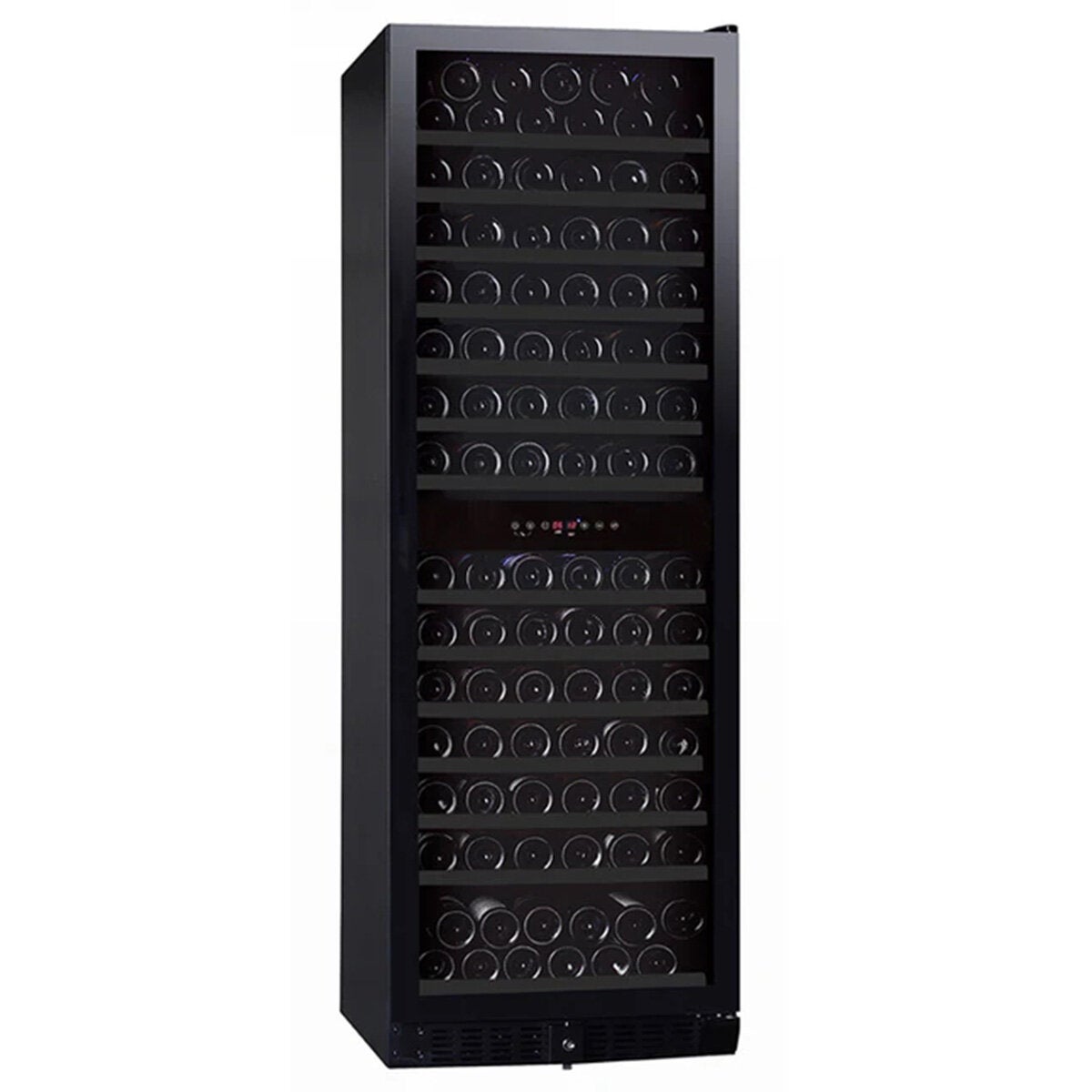 Grand Cru 166 Bottle Dual Zone Wine Fridge Black GCWF166DZBLK