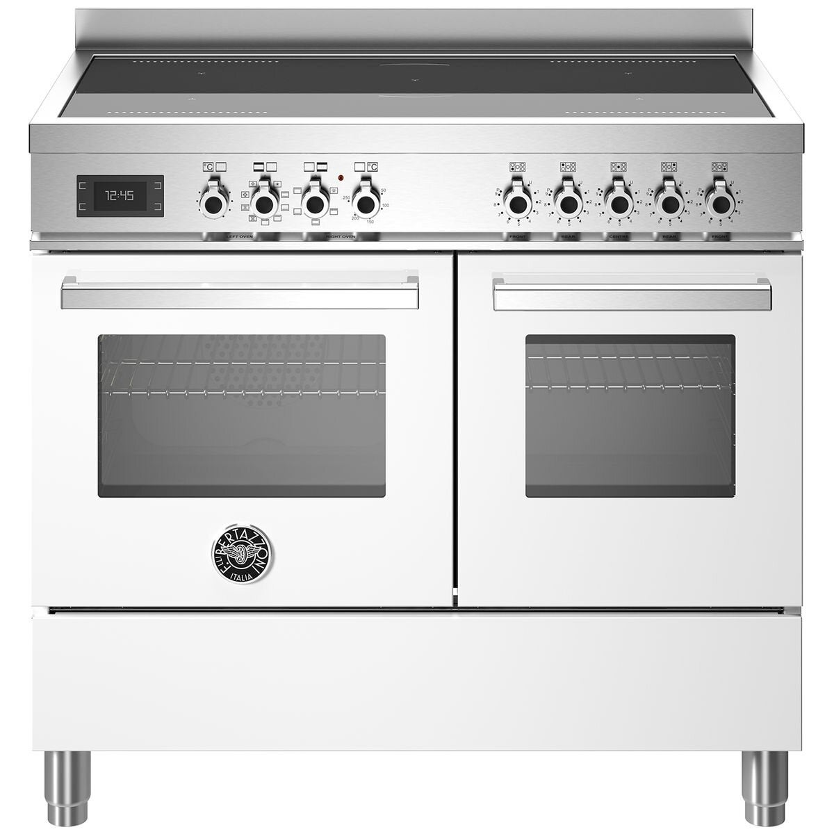 Bertazzoni 100cm Bianco Induction Freestanding Double Oven PRO105I2EBIT
