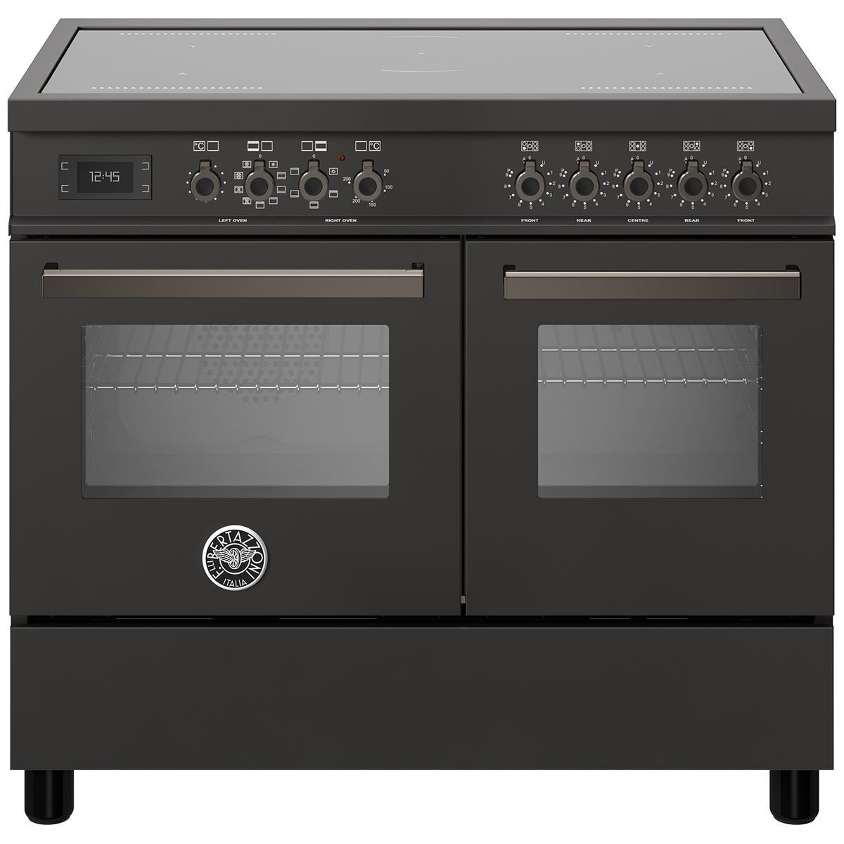 Bertazzoni 100cm Carbonio Induction Freestanding Double Oven PRO105I2ECAT
