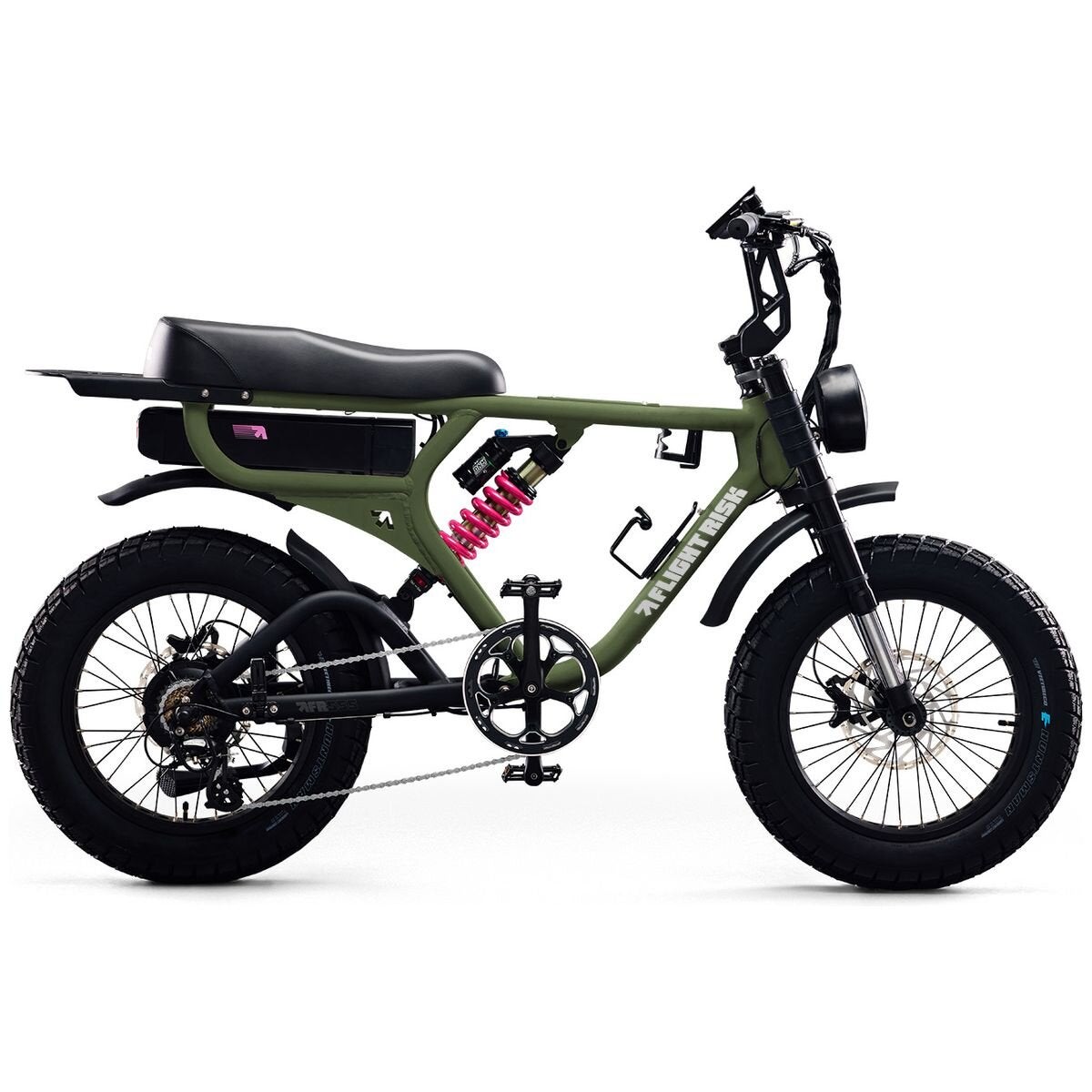 Flight Risk FR555 E-Bike Olive FR-555OLIVE