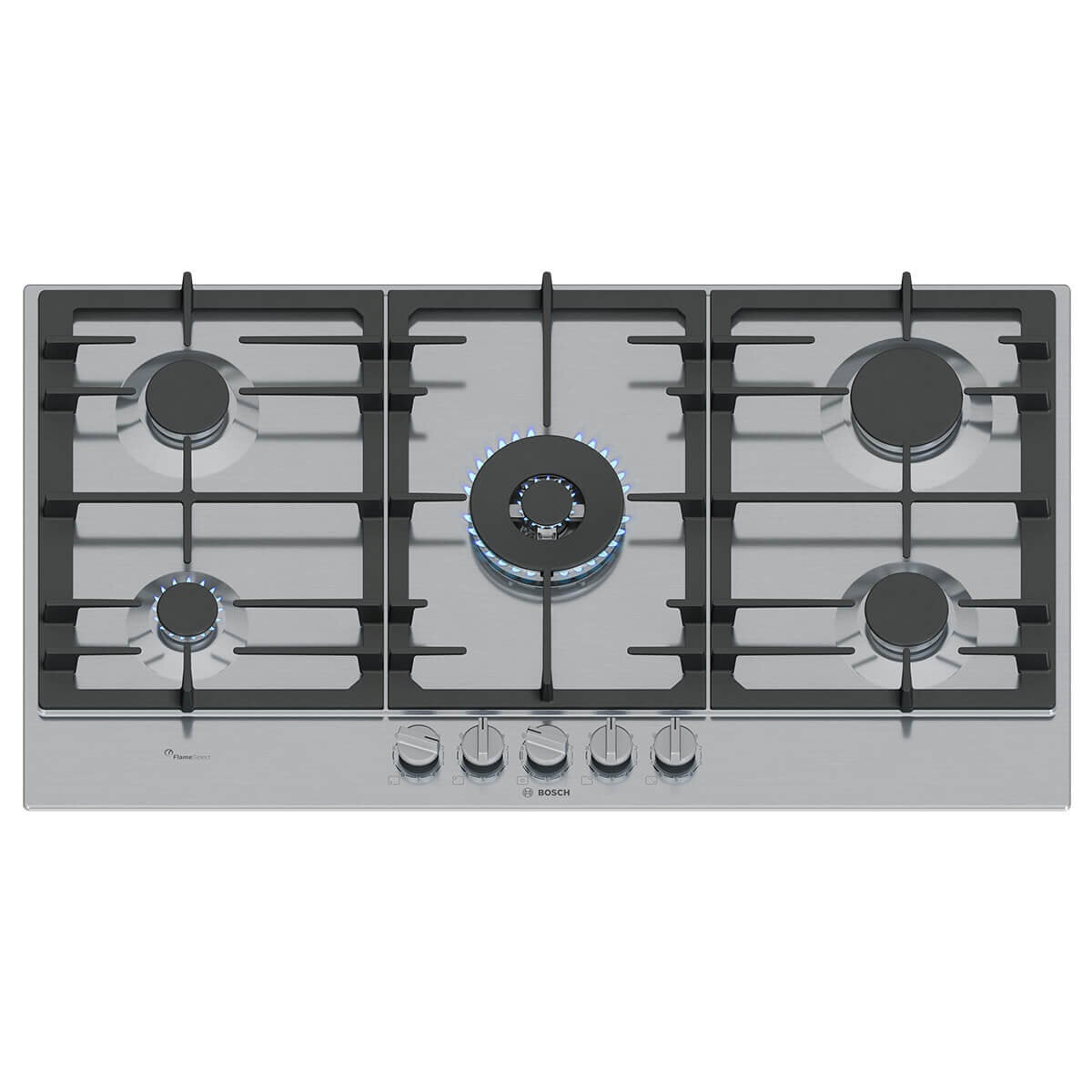 Bosch Series 6 90cm Gas Cooktop with Flame Select PCR9A5I90A