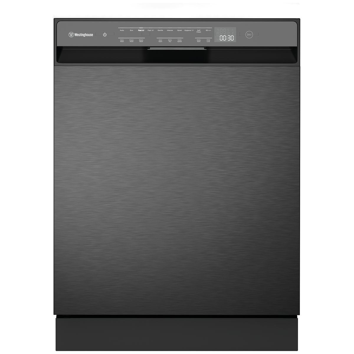 Westinghouse 60cm Dark Stainless Steel Underbench Dishwasher WSU6608KXC