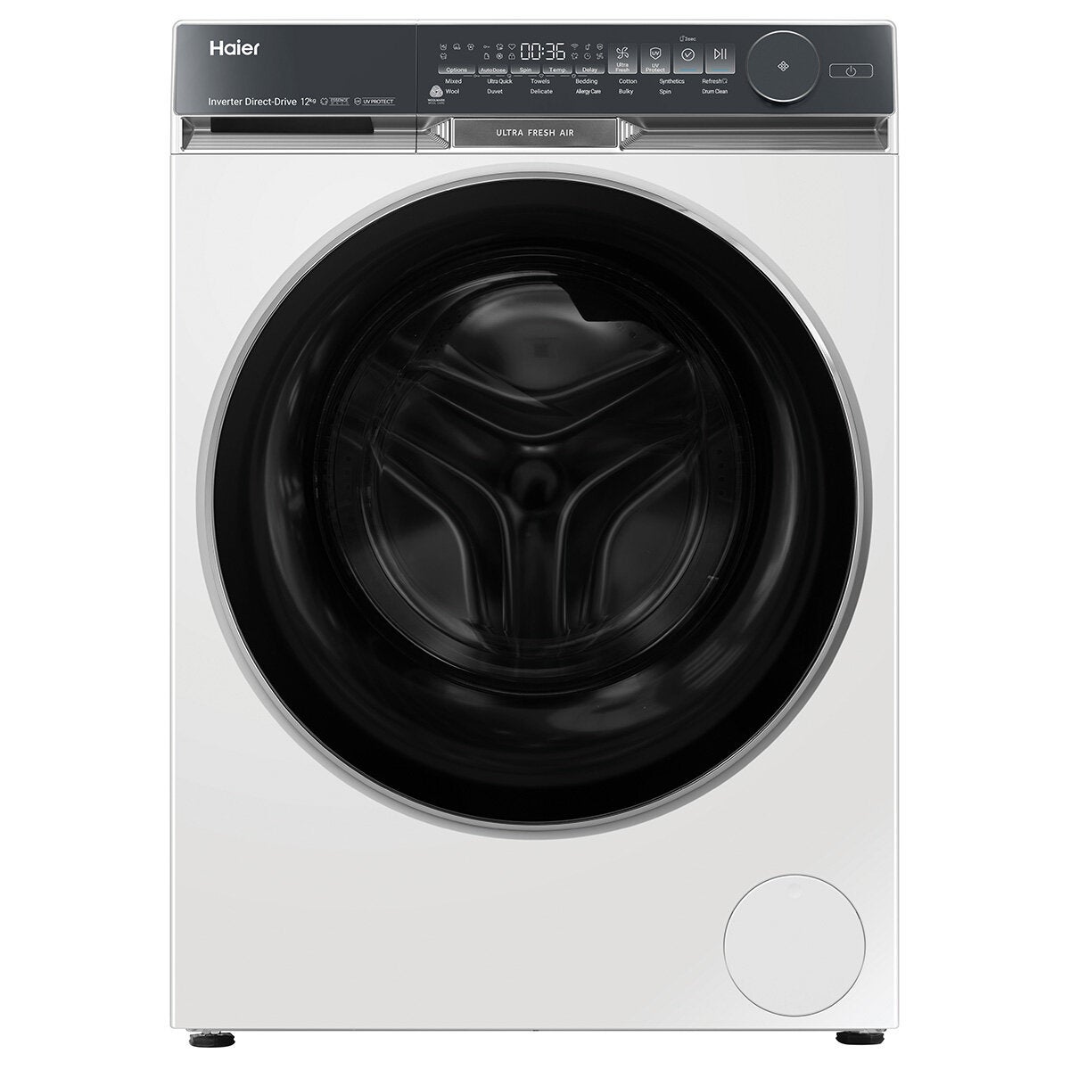 Haier 500 Series 12kg Front Load Washing Machine with Ultra Fresh Air HWF12DW1