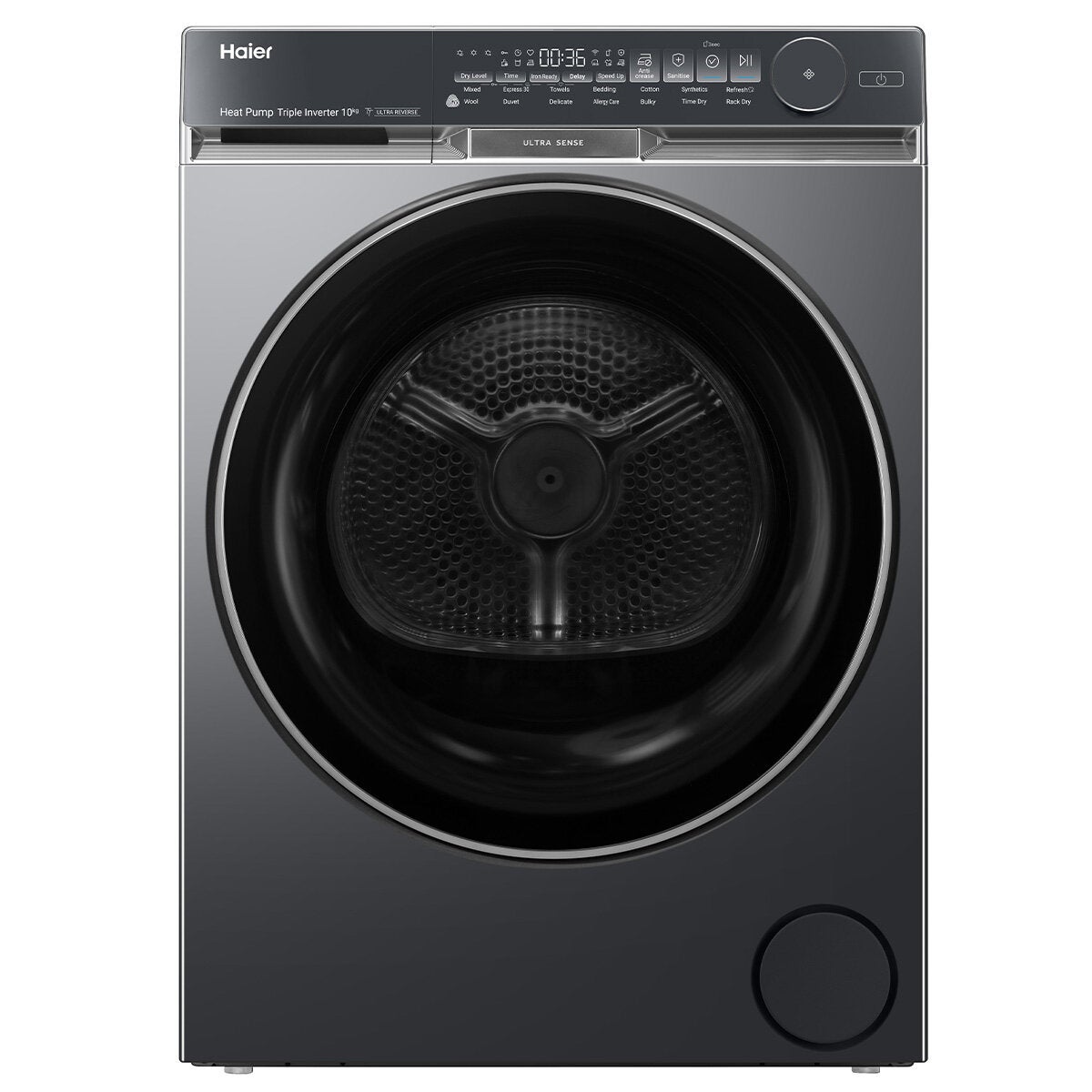 Haier 500 Series 10kg Heat Pump Dryer Black HDHP10DB1