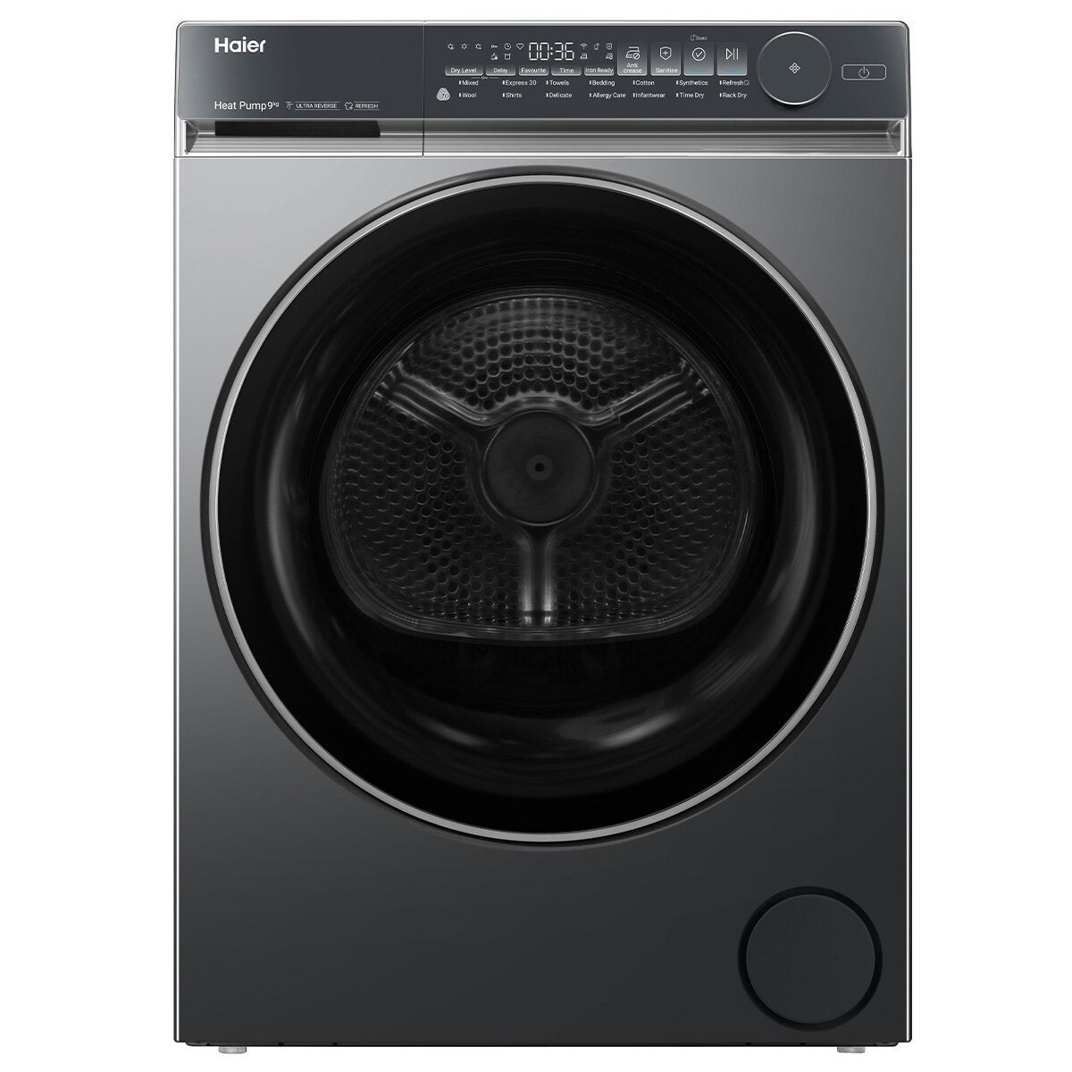 Haier 500 Series 9kg Heat Pump Dryer Dark HDHP90NB1