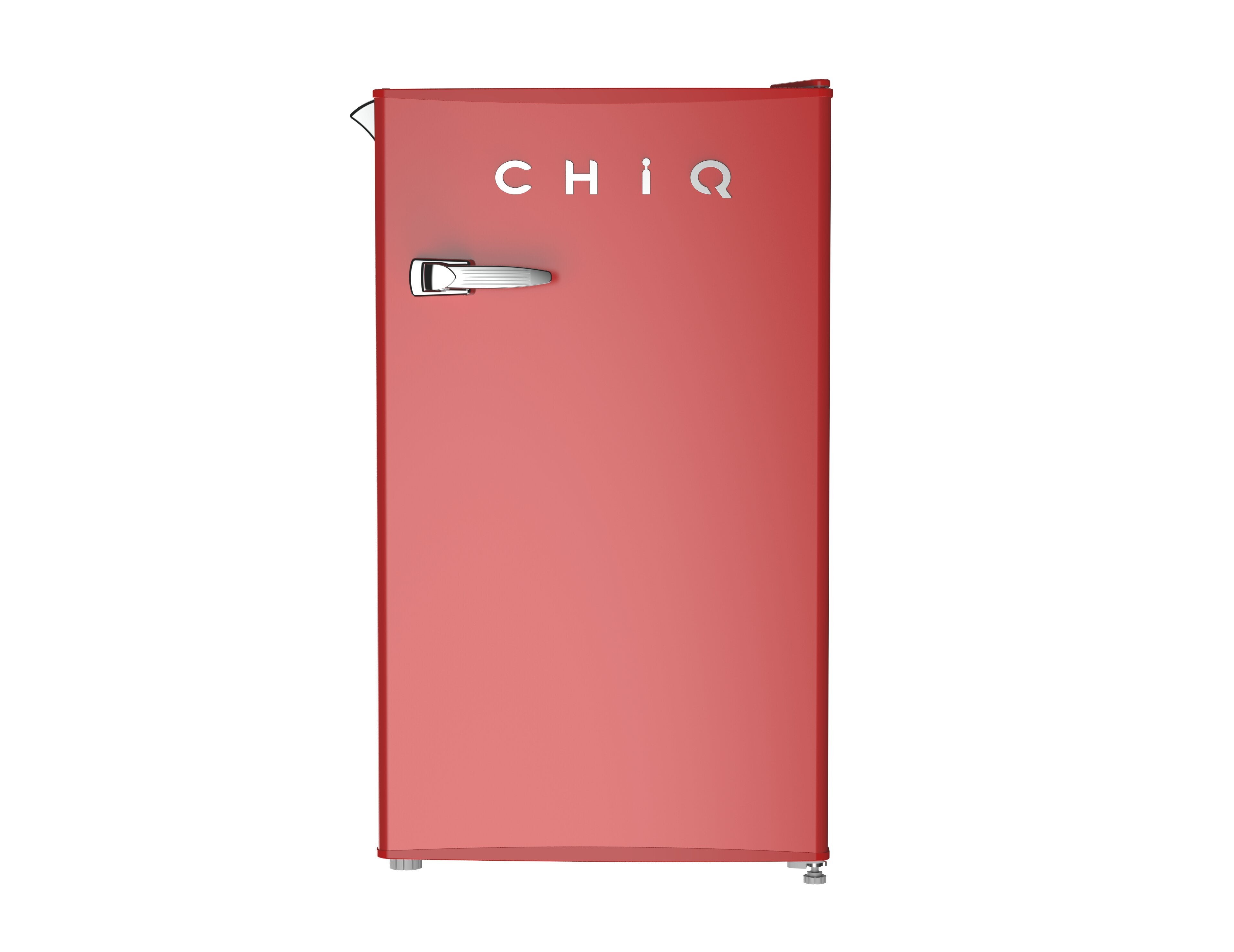CHiQ 90L Retro Bar Fridge Red CRSR089DR1