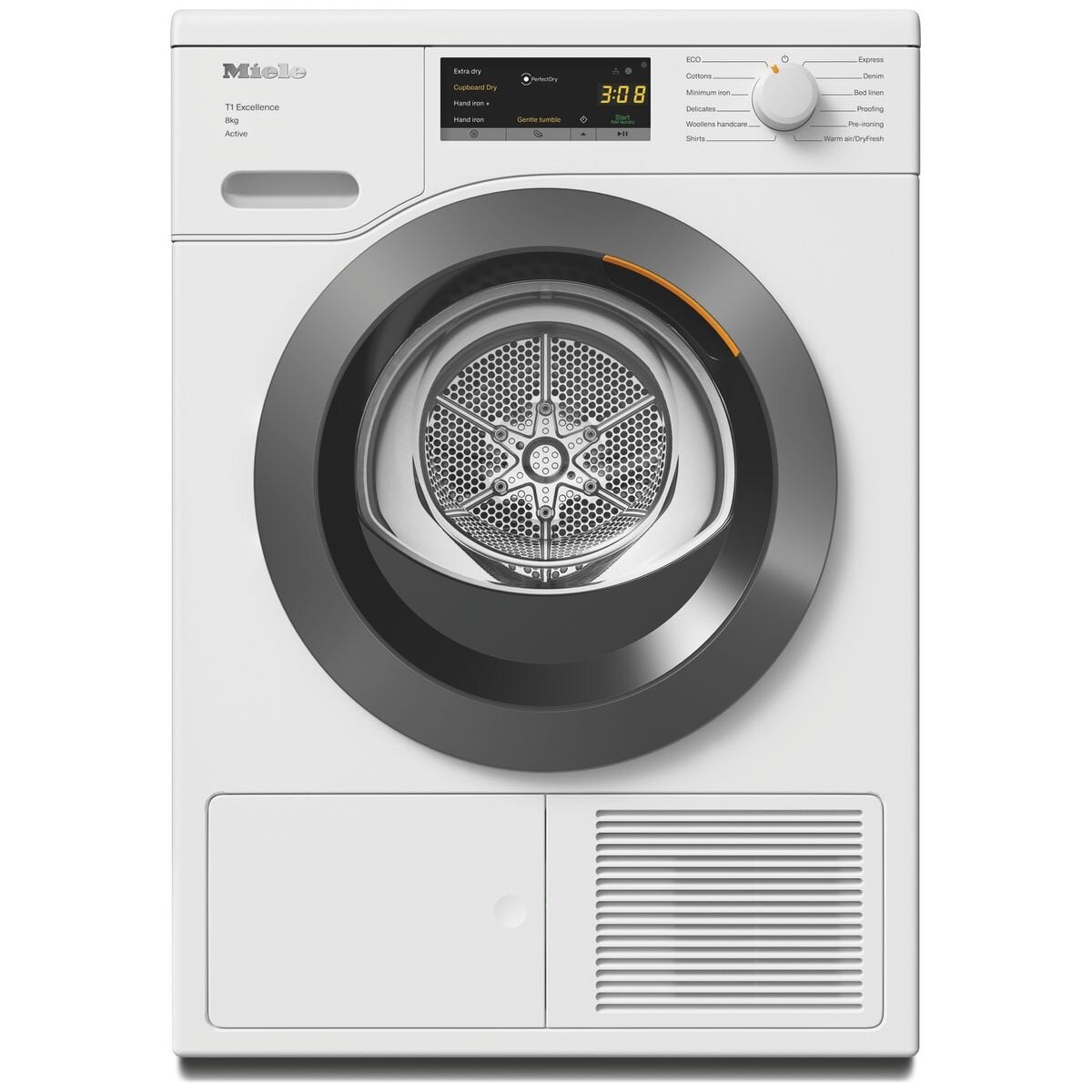 Miele T Classic 8kg Heat Pump Dryer with AddLoad TEA325WP