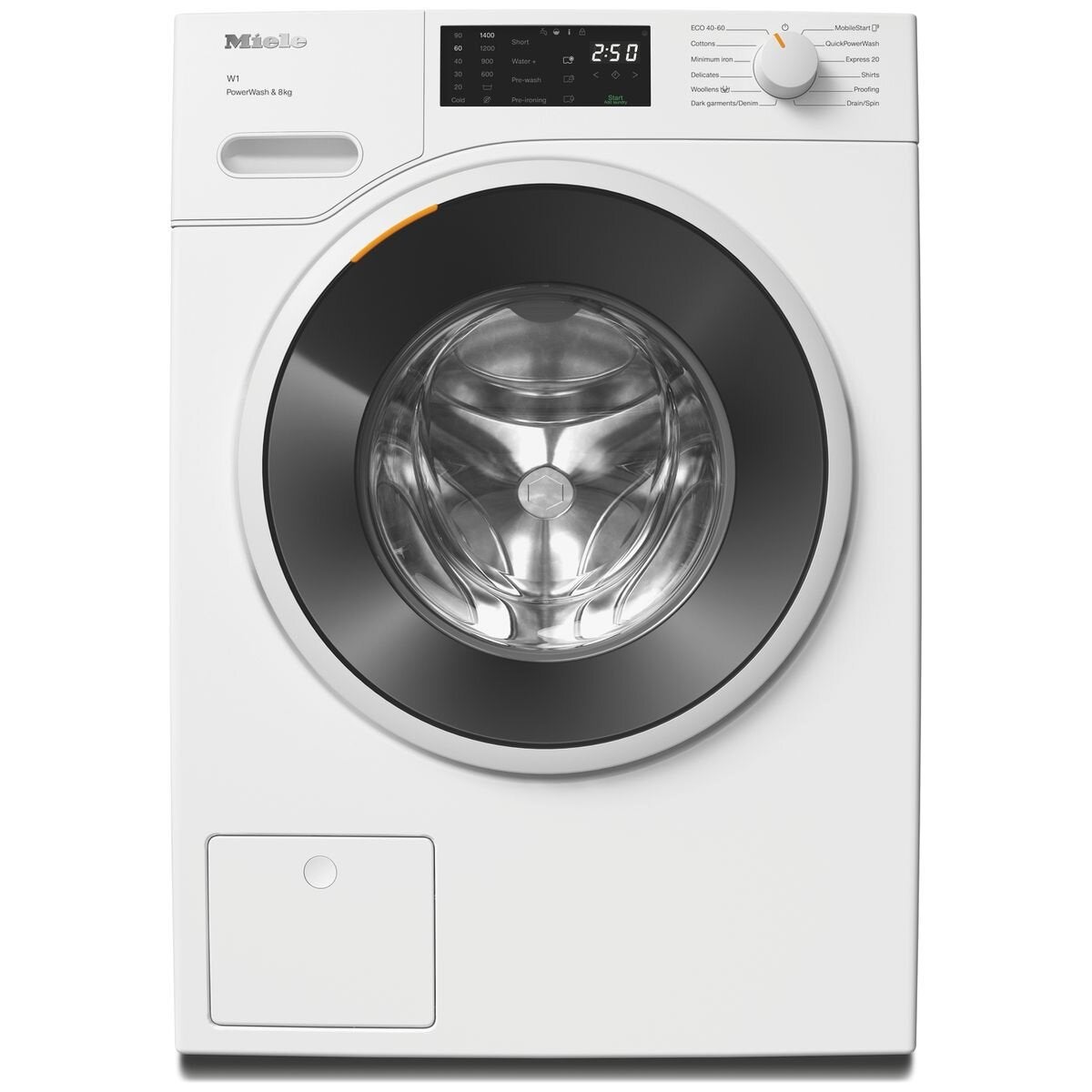 Miele W1 8kg Front Load Washing Machine with QuickPowerWash WWB360WCS