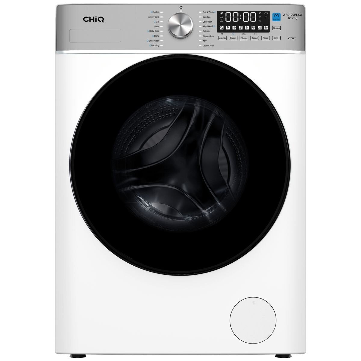 CHiQ 10kg Front Load Washing Machine WFL100PLSW