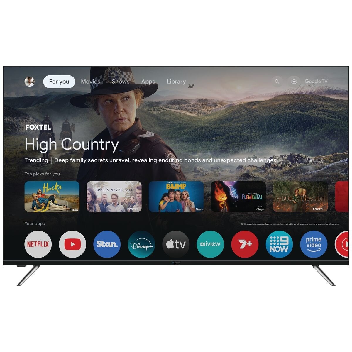 Blaupunkt 55 Inch 4K Smart Mini LED Google TV BP550USG60100 [2025]