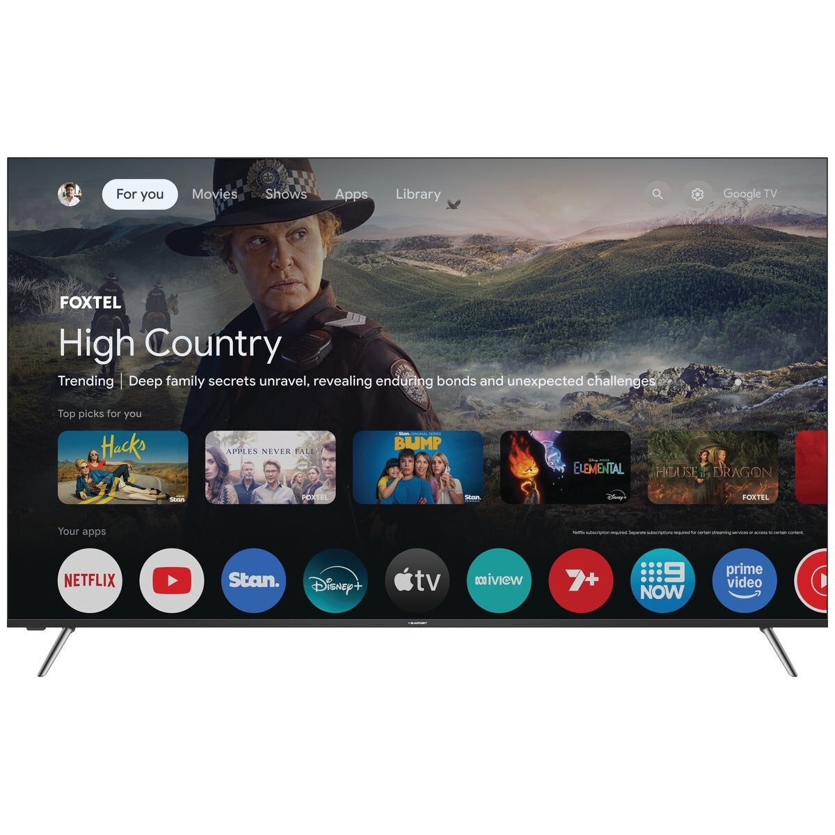 Blaupunkt 65 Inch 4K Smart Mini LED Google TV BP650USG60100 [2025]