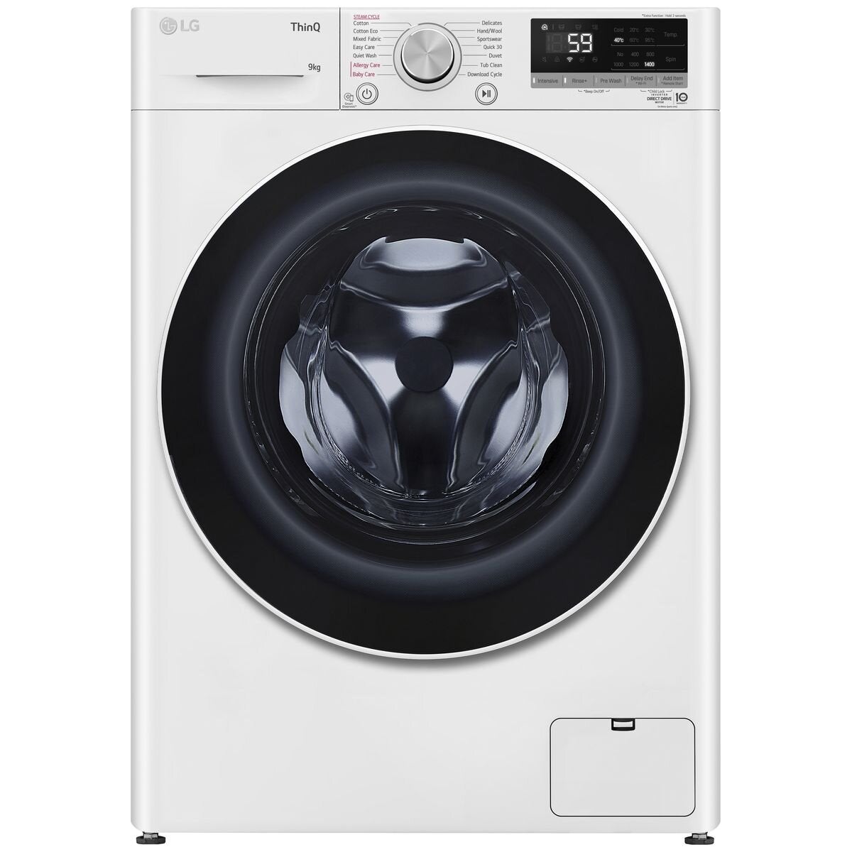 LG 9kg Front Load Washing Machine with Steam WV5-1409W