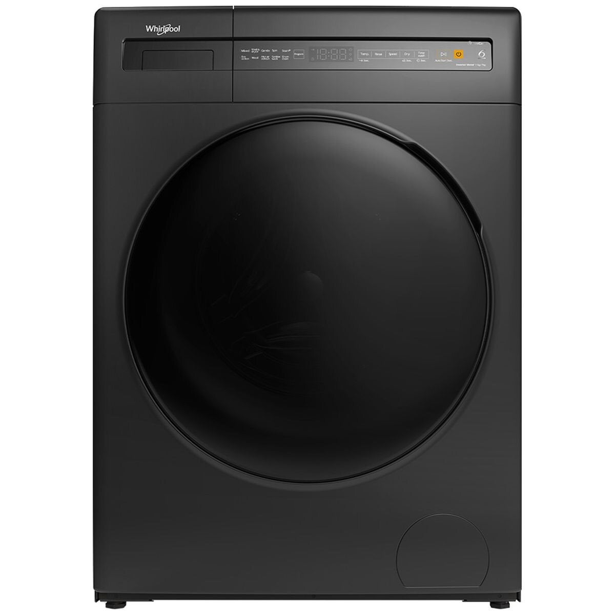 Whirlpool 9kg/6kg Essentials Washer Dryer Combo Black WWEB9602IG