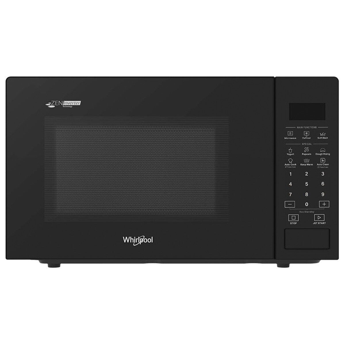 Whirlpool 32L 1100W Inverter Microwave Black MWP321IB