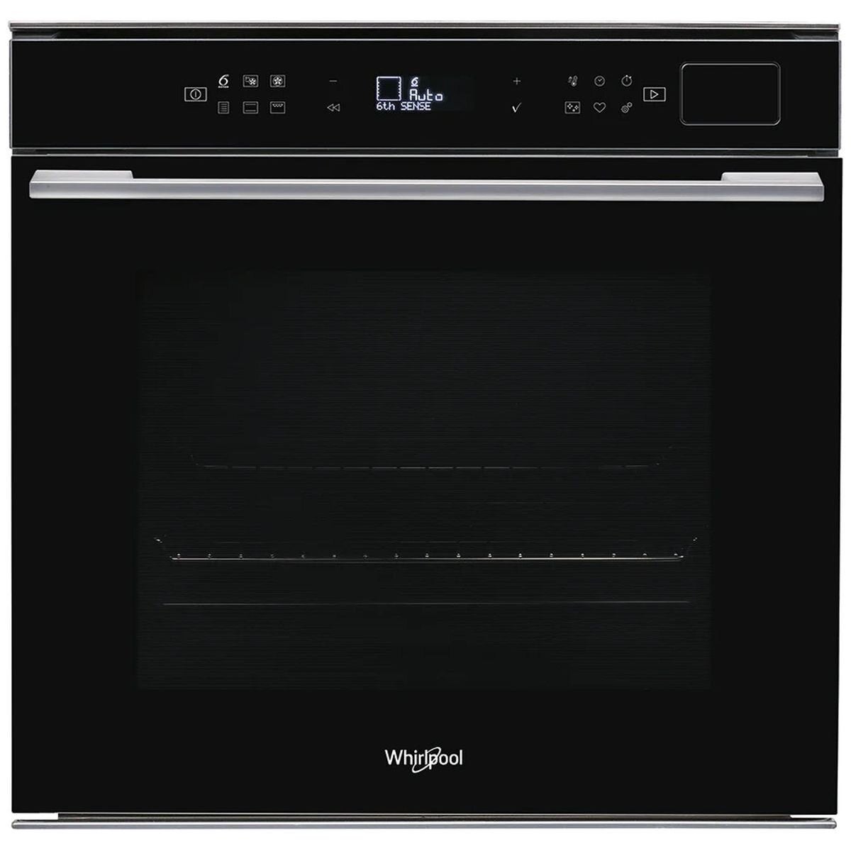 Whirlpool 60cm Pyrolytic Oven with SteamSense Black W7OSPBLAUS