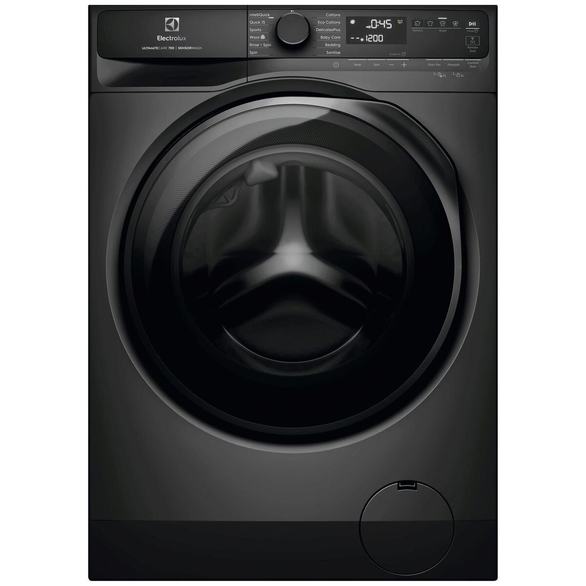 Electrolux 700 Series 10kg Front Load Washing Machine Dark EWF1043R7SCS