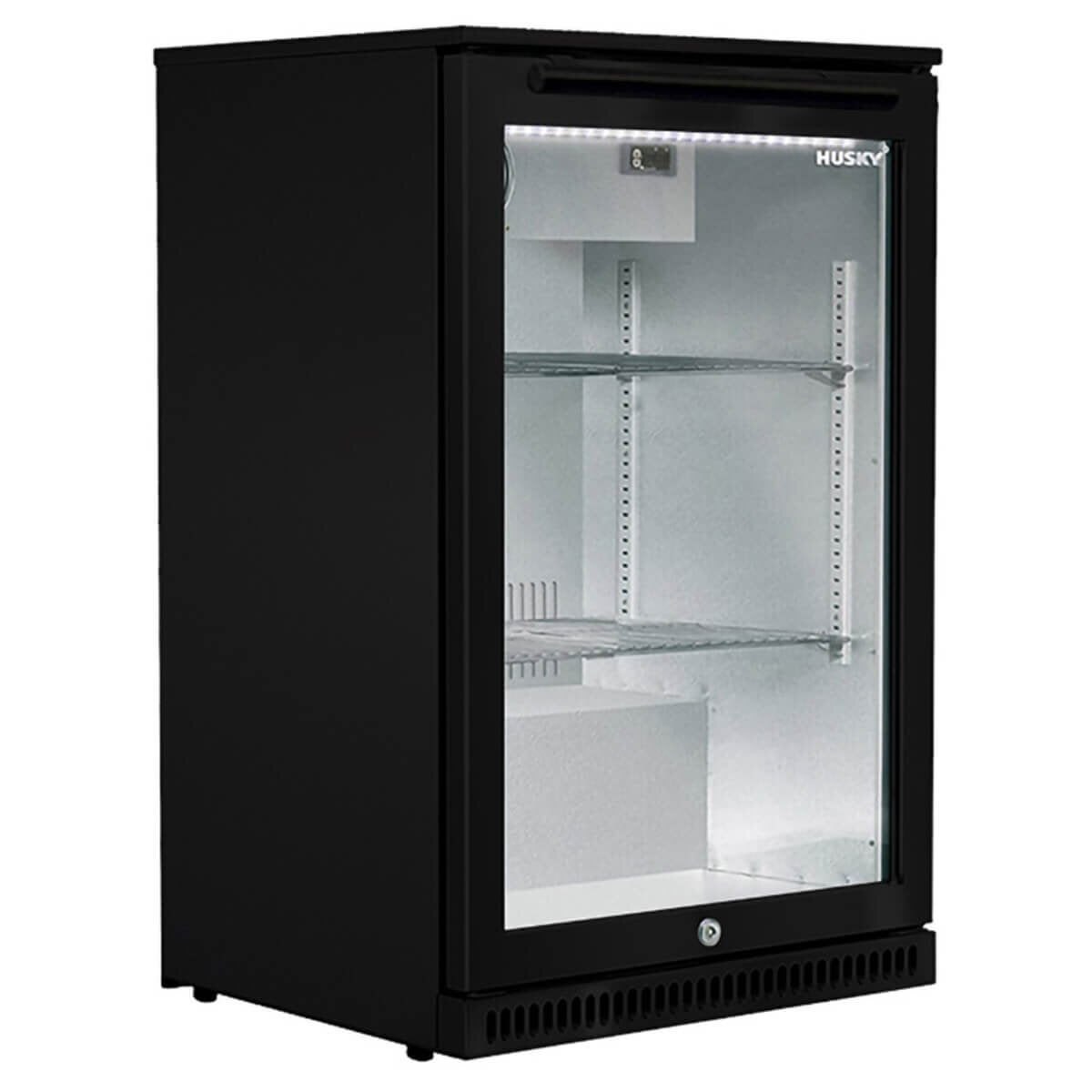 Husky 118L Single Door Outdoor Beverage Fridge Black ALFC1BLK840EL