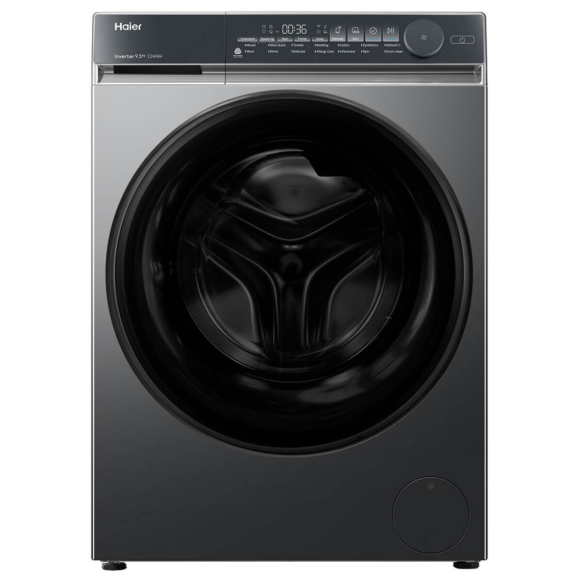 Haier 9.5KG Front Load Washing Machine Dark HWFS95NB1