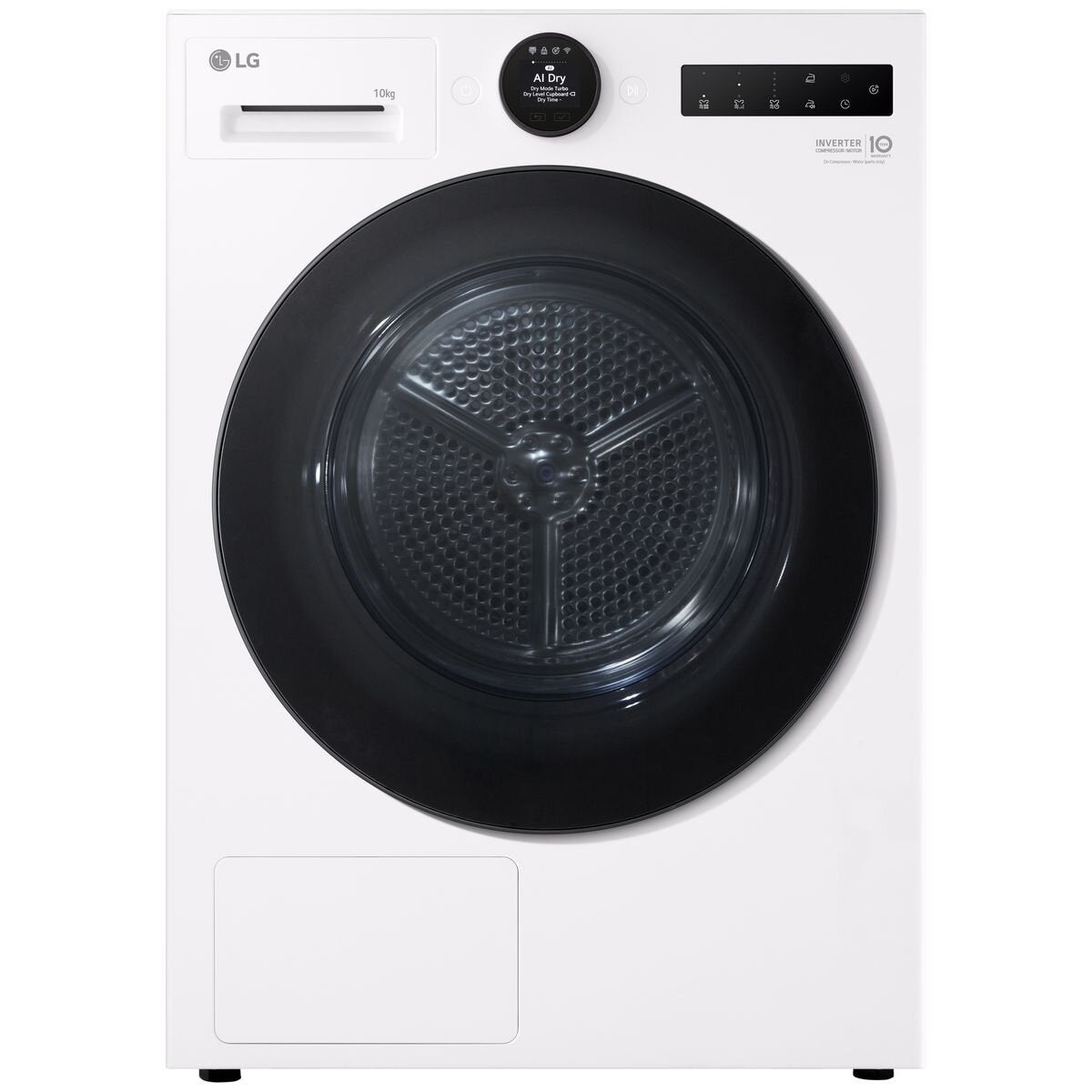 LG 10kg Series 9 AI Heat Pump Dryer White DXH9-10W