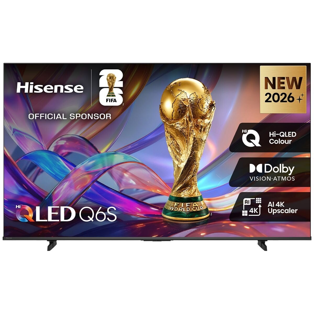 Hisense 55 Inch Q6S 4K Hi-QLED TV 55Q6SAU [2026]